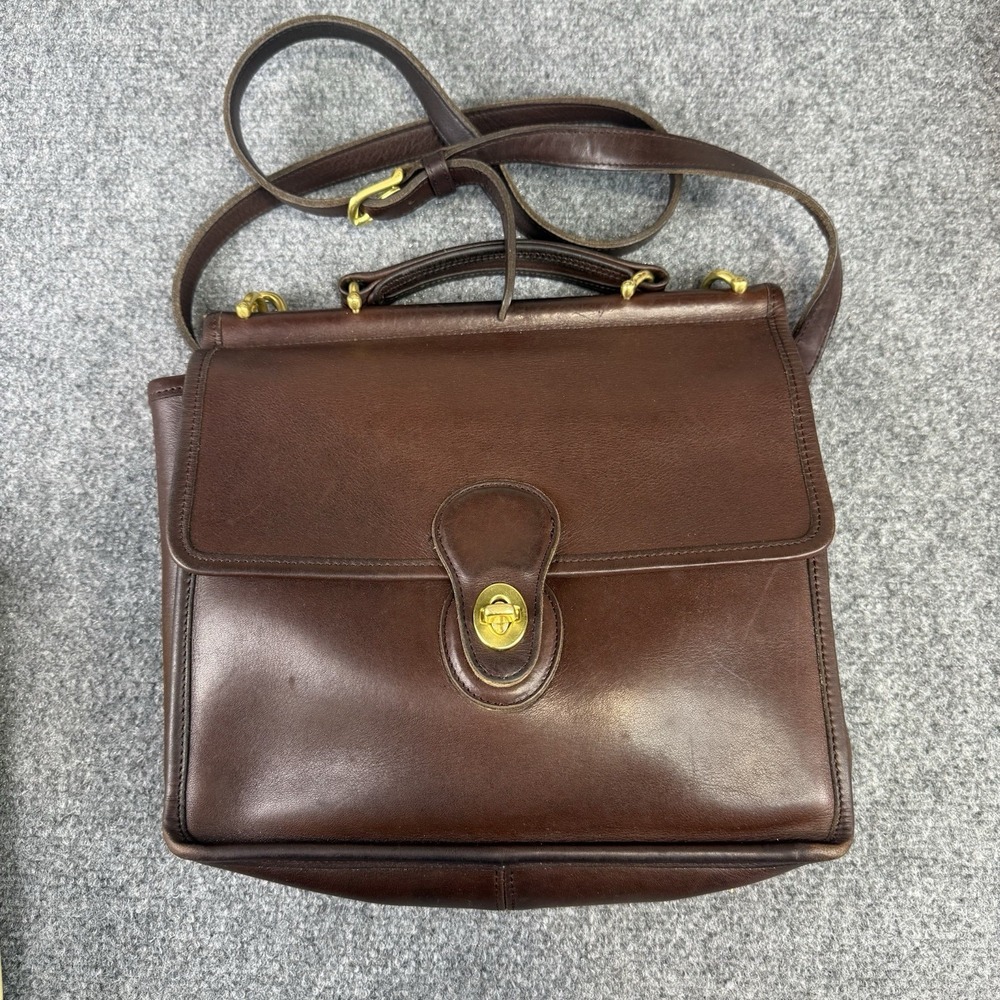 Vintage Coach Mahogany Willis Bag Crossbody Shoulder bag 9927